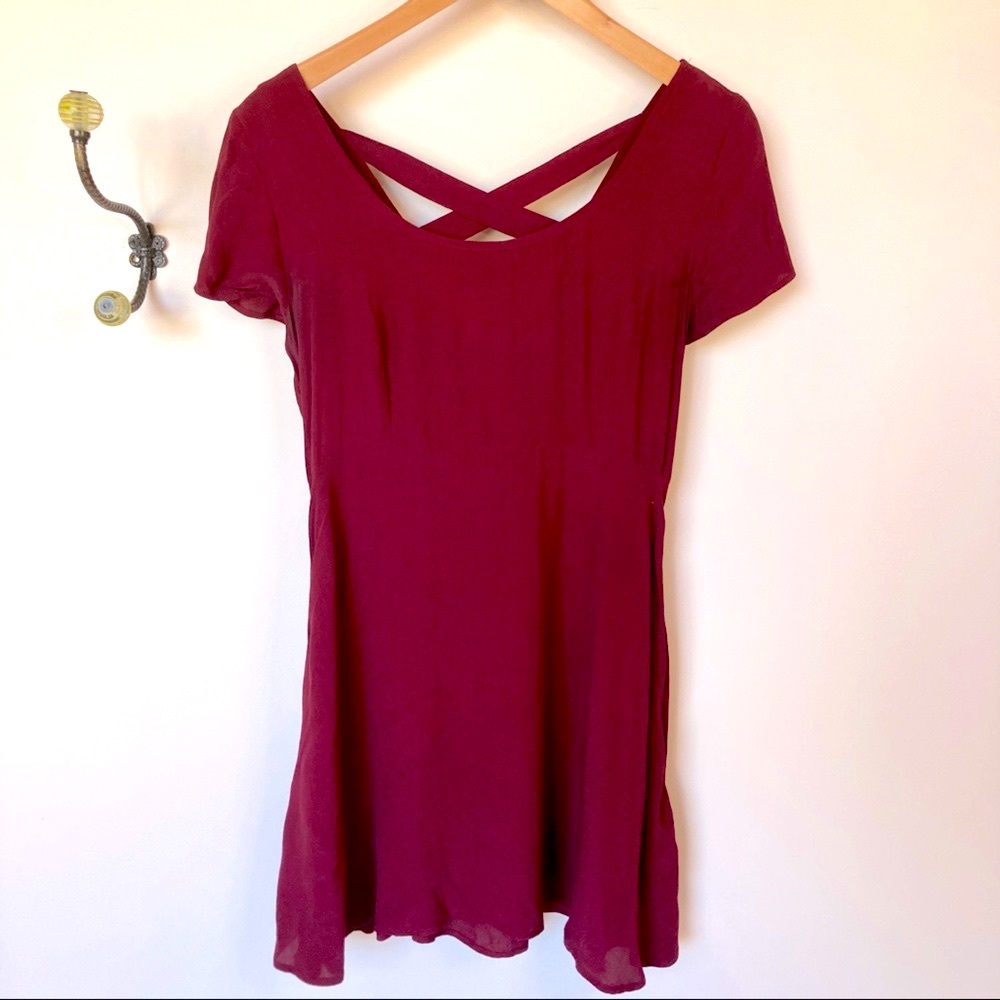 Garnet Swing Mini Dress